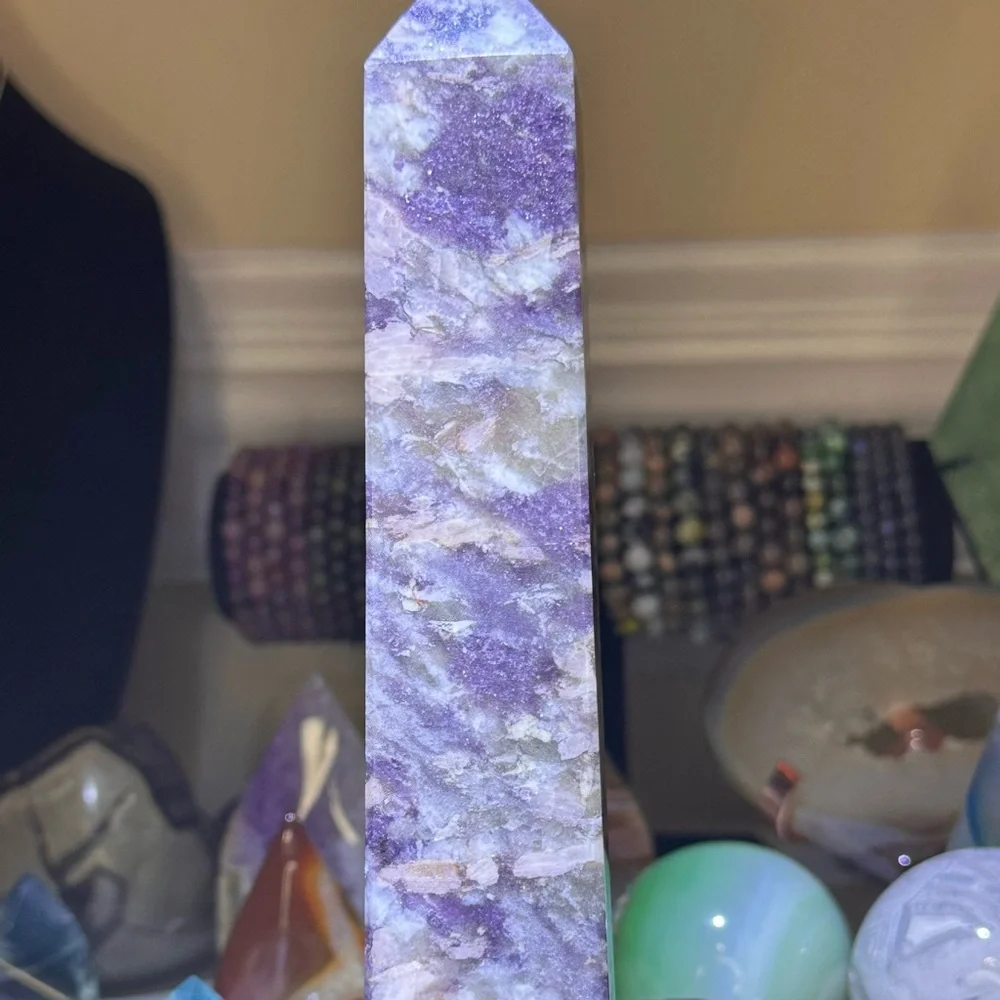 Pink Tourmaline tower - Picture 3 of 3